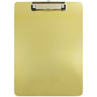 JAM Paper Aluminum Clipboard, 9" x 13", Gold (331ALCgo)-Gold