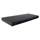 kieragrace Stockholm Aberg Floating Shelf w/ LED Light - Black, 24", Matte Finish-Display: place decorative pieces, keepsakes, jewelry, awards, books on a functional modern floating shelf. elevate your decor and fill space above a desk, fireplace, entryway, or between the windows