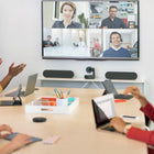 Logitech Rally Plus Ultra-HD ConferenceCam-Premium design and materials complement any room