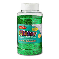 Charles Leonard Glitter, Green, 3 Pack (CHL41125)-16oz bottle