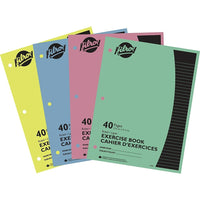 Hilroy Exercise Book - 3 Hole - 10-7/8" x 8-3/8" - 40 Pages-Exercise book ideal for school and home use