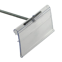 Azar Displays Flip Scan Label Holder, 1.5" x 3", 50 Pack (700843)-1-1/2"H x 3"W