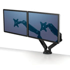 Fellowes Platinum Series Dual Monitor Arm (8042501)-Each arm holds a monitor up to 20 lbs.