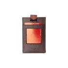Champs Leather RFID Smart Tap Wallet - Brown-2 credit card slots to carry all your credit, debit, gift cards and ID