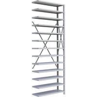 Metalware RK416 Boltless Shelving Unit, 13-Shelves, 36" x 24" x 100", Light Grey-Adjustable shelving system that provides high strength, yet economical storage capacity for your needs