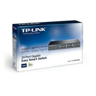TP-LINK 24-Port Gigabit Easy Smart Switch (TL-SG1024DE)-24 10/100/1000mbps ports provide instant large file transfers