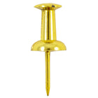 JAM Paper Push Pins, Shiny Gold Pushpins, 2 Packs of 100, 200 Total (222419051a)-4
