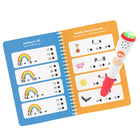 Educational Insights Hot Dots First Grade Essentials Reading & Math Workbook - Multicolor-Instant feedback! Hot Dots Interactive Pen provides audio feedback and lights up green for correct responses and provides gentle redirection and lights up red for incorrect answers. Sounds can be muted. (Pen requires 2 AAA batteries, not included.)