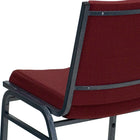 Flash Furniture HERCULES Heavy Duty Burgundy Patterned Fabric Stack Chairs-Burgundy Patterned Fabric Upholstery