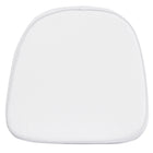 Flash Furniture Kids Soft Fabric Chiavari Chair Cushion - White-Soft Chair Cushion