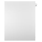 Mark Maker Legal Tabs - Letter Size - White - 1/25th cut - 25 tabs per package - 5 packages Pack - Number 52-White Single Tabs