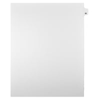 Mark Maker Legal Tabs - Letter Size - White - 1/25th cut - 25 tabs per package - 5 packages Pack - Number 52-White Single Tabs