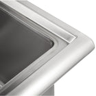 TRINITY Utility Sink with Faucet, Stainless Steel (THA-0303)-Tall 6" backsplash