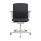 Humanscale Path Task Chair - Gray Frame/Graphite Ecoknit-Applying the laws of physics, Humanscale's Gravity Mechanism automatically adjusts recline support to each user, no bulky levers or knobs needed