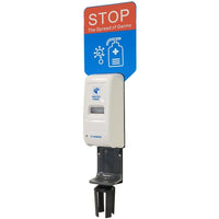 Wamaco Automatic Hand Sanitizer Dispenser For Stanchions-Battery powered automatic dispenser