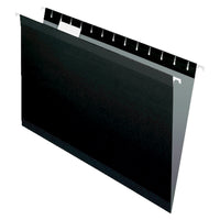 Pendaflex Premium Coloured Hanging File Folders - Legal - Black - 25 Pack-10 times stronger than standard folders to last longer and hold more without tearing
