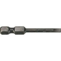 Apex 1/4" Slot Power Bits, Slot, 6/32" Tip, 1/4" Drive Size, 3" Length - 12 Pack-Drive Size 1/4"