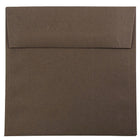 JAM Paper 6.5" x 6.5" Square Envelopes, Chocolate Brown, 25 Pack (227912746)-Square invitation envelope