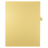 Mark Maker Legal Tabs - Letter Size - Buff - 1/25th cut - 25 tabs per package - 5 packages Pack - Number 185-Buff Single Tabs