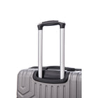 TOSCANO RIGOROSO 30" Hardside Large Luggage - Titanium Silver-Soft Jelly Handle Grips