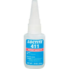 Loctite Prism 411 Toughened, Clear, Bottle, 33 G. - 2 Pack-Colour: Clear
