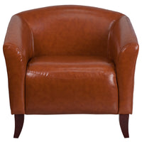 Flash Furniture HERCULES Imperial Series Cognac Leather Chair-Contemporary Style
