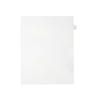 Mark Maker Legal Exhibit Index Tab White Single Tabs, 1/26th Cut, Letter Size, No Holes, Letter D, 25 Pack-White Single Tabs, 1/26th Cut