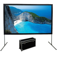 Elunevision 135" Quick Fold Front and Rear Projection-Screen Type: Portable Fixed Frame Screen