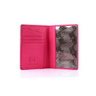 Karla Hanson RFID Protection Ingrid Deluxe Passport Holder, Hot Pink (28612HOTPINK)-Hot Pink, Leather