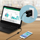 Aluratek Universal 65W AC Laptop Adapter Ultrabooks/Chromebooks with 8 Tips-Limited 1 Year Warranty