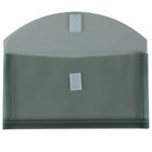 JAM Paper Plastic Expansion Envelopes with Hook & Loop Closure #10 Booklet Wallet - 5 1/4" x 10" - Smoke Grey - 12 Pack-Quantity: 12 per pack , Velcro closure ensures opening is tightly closed, yet easy to open
