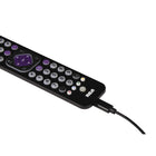 RCA 6-Device Rechargeable Ultra-Thin Streaming Universal Remote Control - Black-USB-C Rechargeable - 6 months on a single charge