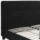 Flash Furniture Tribeca Queen Size Tufted Upholstered Platform Bed - Black Fabric-Tufted Upholstery