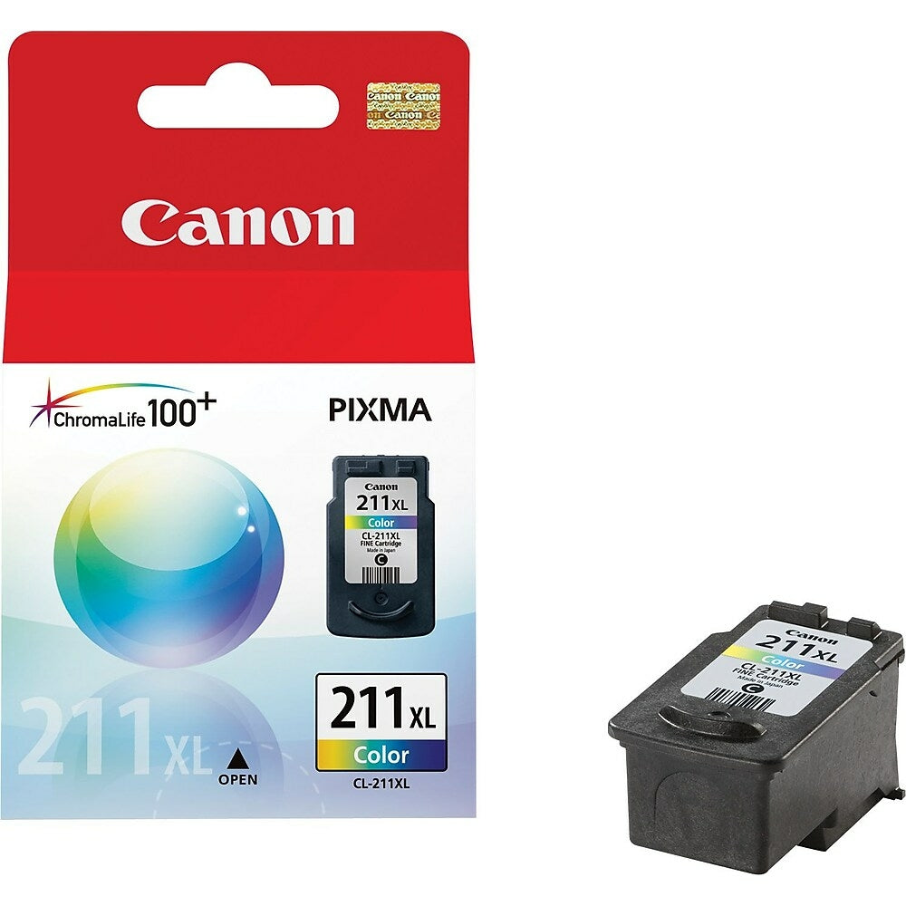 Canon CL-211XL Colour Ink Cartridge, High Yield (2975B001