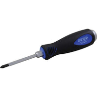 Gray Tools #1 Phillips Comfort Grip Screwdriver, 15/64" Shank, 16" Blade Length-Blade length (inches): 16"
