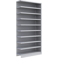 Metalware RK238 Boltless Shelving Unit, 10-Shelves, 36" x 24" x 76", Light Grey-Adjustable shelving system that provides high strength, yet economical storage capacity for your needs