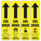 Eddie's Hang-Up Display Ltd. One Way Directional Floor Decal Arrow Kit, Vinyl, French-Air release channels for a fast, easy, bubble-free application