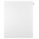 Mark Maker Legal Exhibit Index Tab White Single Tabs, 1/15th Cut, Letter Size, No Holes, Number 151, 25 Pack-White Single Tabs, 1/15th Cut