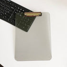 JAM Paper Plastic Clipboards, 9" x 13", Smoke, 2 Pack (340926884g)-5