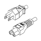 BlueDiamond NA Thinkpad Powercord - 6ft, (5398)-North American 3 prong plug to Think pad plug