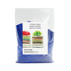 Sandtastik Floral Coloured Sand, 5 lb (2.3 kg) Bag, Baja Blue-Coarse grain with natural sparkle throughout