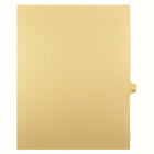 Mark Maker Legal Tabs - Letter Size - Buff - 1/25th cut - 25 tabs per package - 5 packages Pack - Number 115-Buff Single Tabs