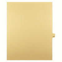 Mark Maker Legal Tabs - Letter Size - Buff - 1/25th cut - 25 tabs per package - 5 packages Pack - Number 115-Buff Single Tabs