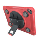 CTA Digital Magnetic Splash-Proof Case with Metal Mounting Plates for iPad Gen 7 and 8, Air 3 and 10.5" Pro - Red-Durable impact shielding