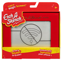 Etch A Sketch Classic Drawing Toy with Magic Screen - Red-Original magic screen: Etch A Sketch is a great screen alternative - no charging, batteries or Wi-Fi needed. Turn the knobs and lines will magically appear on the screen. Unplug with the Classic!