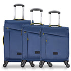 Club Rochelier 3-Piece Softside Luggage Set - Navy & Yellow-100% polyester shell