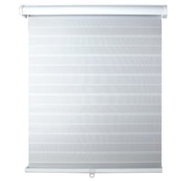 Modern Homes Cordless Sheer Shade, 48" x 72", White-Cordless lift system
