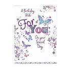 Rosedale 5" x 7" A Birthday Wish For You Birthday Greeting Cards And Envelopes, 12 Pack (15710)-Printed on premium uncoated card stock