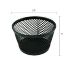 Winnable Mesh Paper Clip Holder - Black-Black