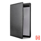 Staples Synthetic Leather Writing Case with Pad - Black-Quick-access open pocket on inside holds loose items